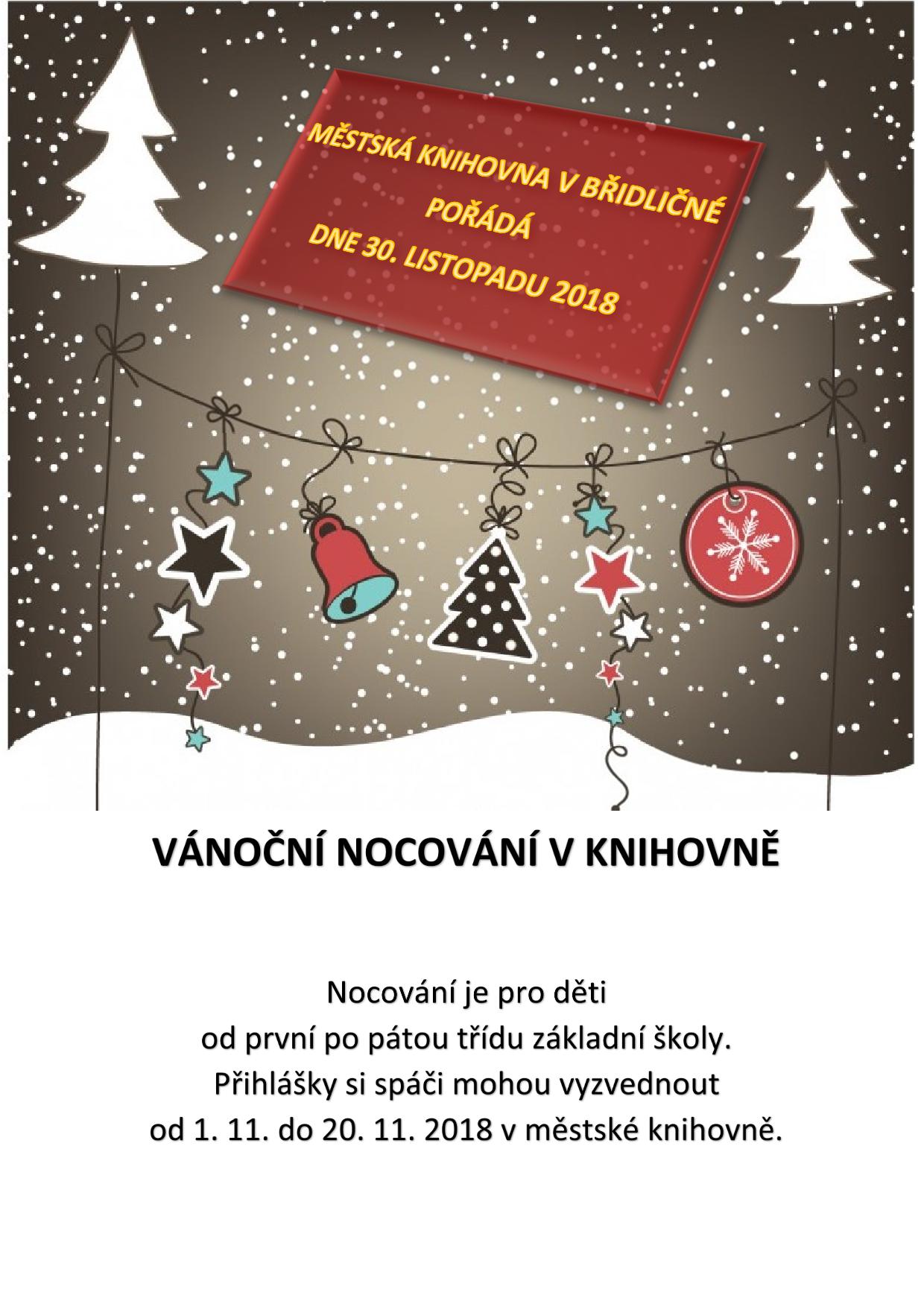 VÁNOČNÍ NOCOVÁNÍ