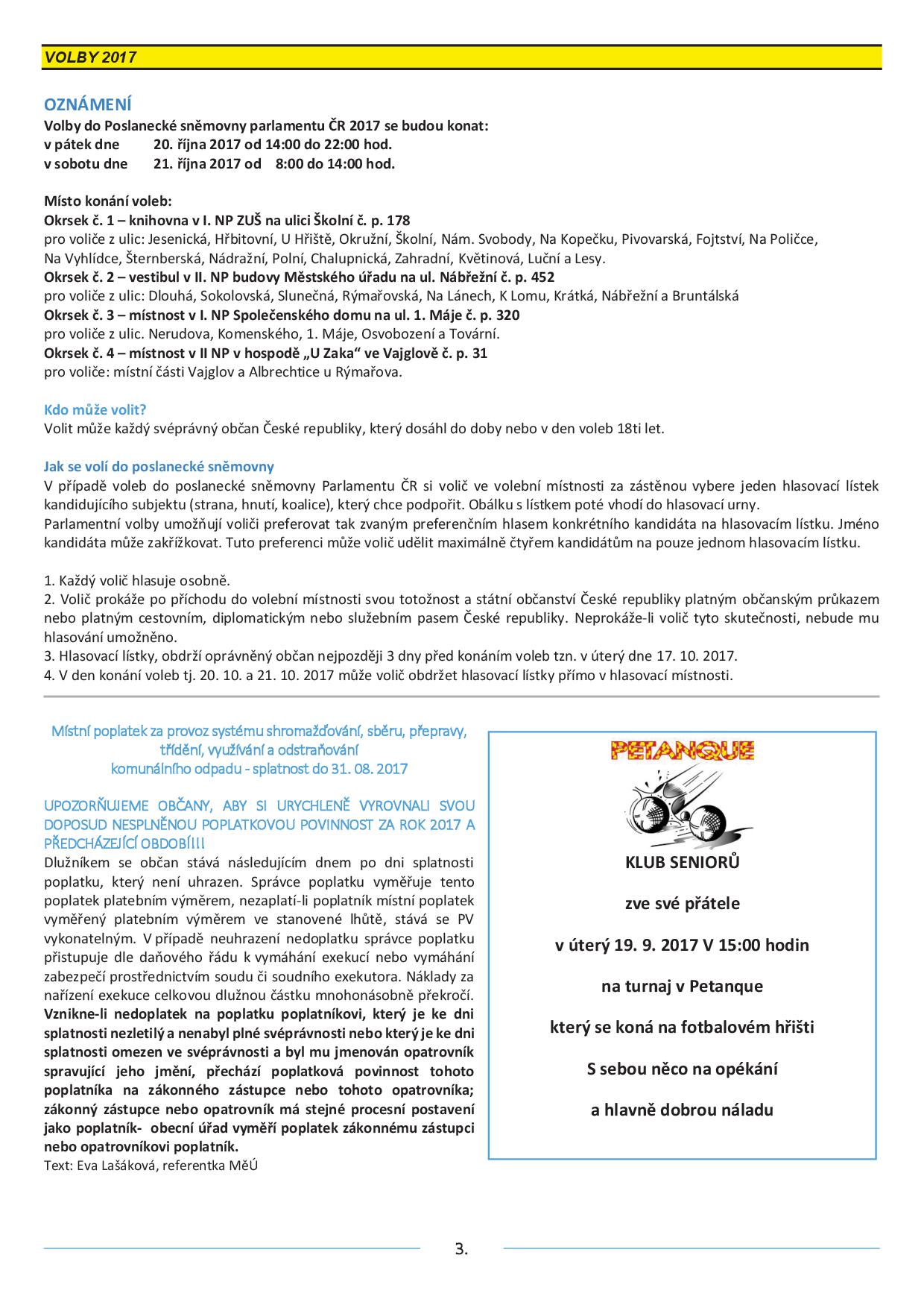 MĚSTSKÉ INFO WEB ZÁŘÍ3