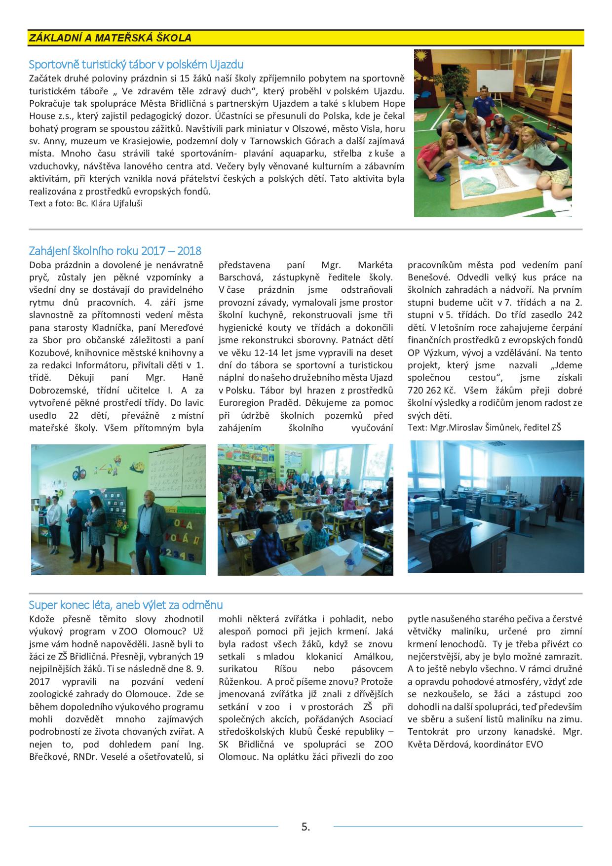 MĚSTSKÉ INFO WEB ZÁŘÍ5